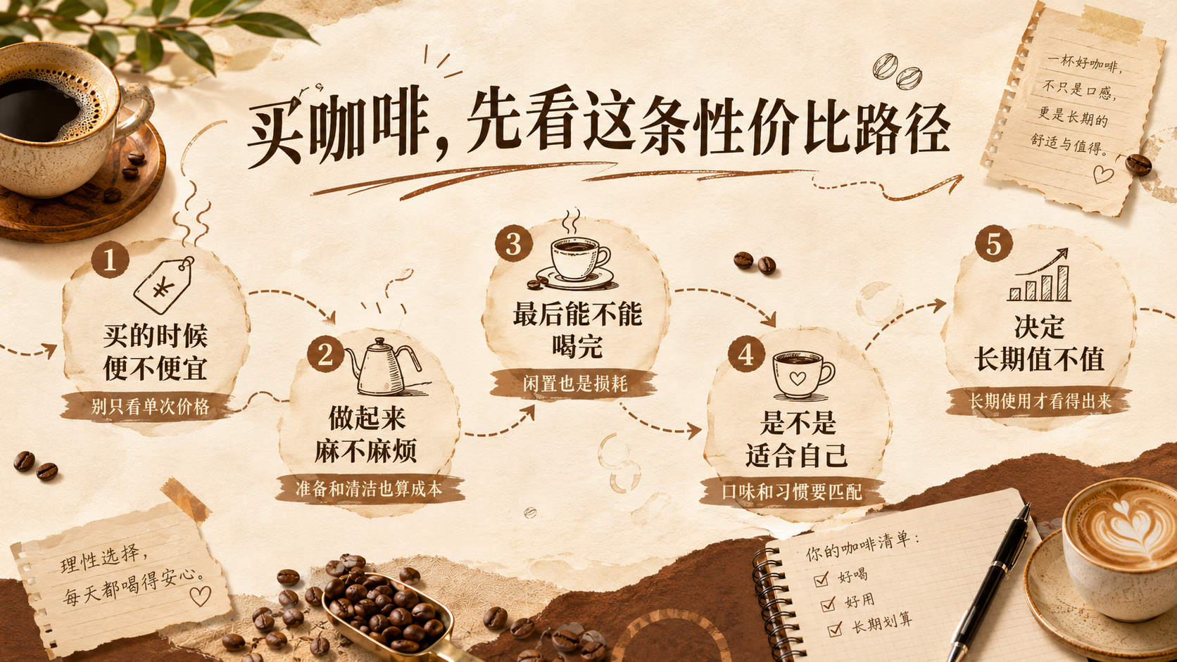 咖啡性价比分析示意图